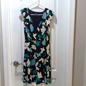 Abstract Print Dress